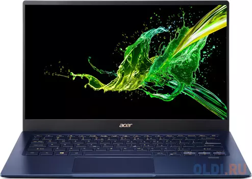 Ультрабук Acer Swift 5 SF514-54T-759J 14" 1920x1080 Intel Core i7-1065G7 1024 Gb 16Gb WiFi (802.11 b/g/n/ac/ax) Bluetooth 5.0 Intel Iris Plus Graphics синий Windows 10 Home NX.HHYER.003
