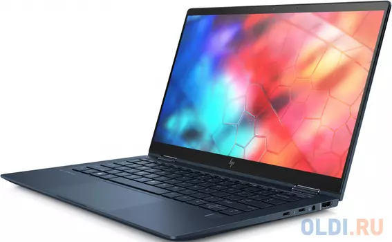 Ультрабук HP Elite Dragonfly x360 13.3" 1920x1080 Intel Core i5-8265U 544 Gb 16Gb WiFi (802.11 b/g/n/ac/ax) Bluetooth 5.0 4G LTE Intel UHD Graphics 620 синий Windows 10 Professional 9WA18EA