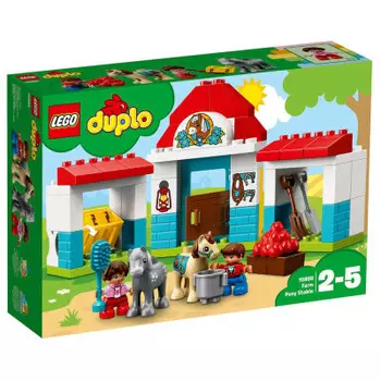 Конструктор LEGO Duplo 59 деталей конюшня на ферме 10868-l