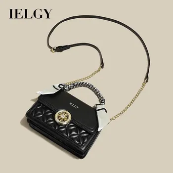 IELGY Новые популярные сумки, высококачественный и уникальный дизайн, маленькая квадратная сумка, модная сумка через плечо для женщин белый