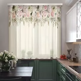 вуаль для кухни богема 101376 3*1,7м м/0013-0407м