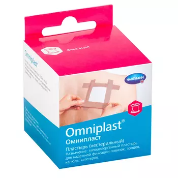 Omniplast Пластырь текстильный 2,5х500 см
