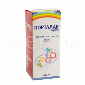 Порталак сироп 667 мг/мл флакон 500 мл
