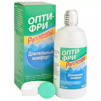 Опти-Фри Реплениш раствор для линз многофункциональный с контейнером 300 мл
