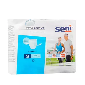 Seni Active Подгузники-трусы для взрослых р.S 10 шт.