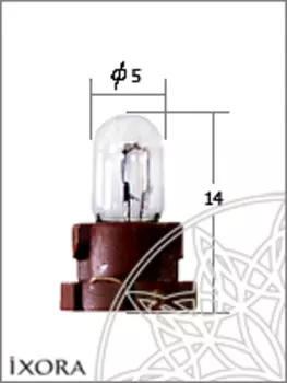 ЛАМПА ДОПОЛНИТЕЛЬНОГО ОСВЕЩЕНИЯ 14V 1.75W T5.1