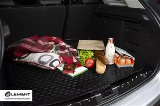 Коврик в багажник подходит для HYUNDAI Solaris (II, IIp) 2017->, седан, 1 шт. (полиуретан)