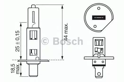 ЛАМПА ГАЛОГЕН.H1 24 V 70 W /BOSCH/