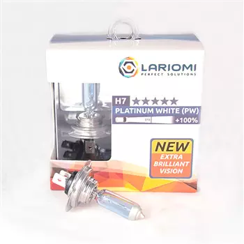 Лампа галогенная H7 12V 55W PX26d Platinum White (+100%) (коробка 2 шт.)