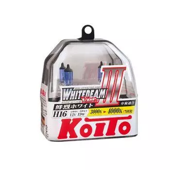 Лампа головного света H16 12V 19W (100W) 4000K Блистер 2 шт.