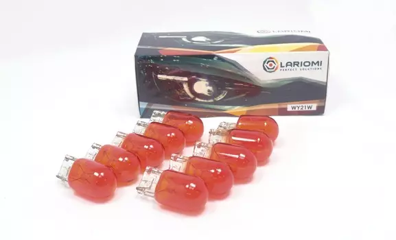 Лампа накаливания WY21W 12V 21W WX3x16d (желтая)