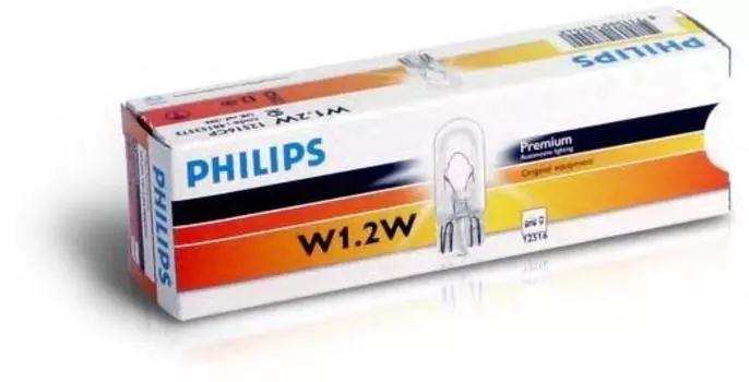 ЛАМПА СИГНАЛЬНАЯ W1,2W 12V 1,2W ( 1 ШТ.)