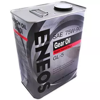 Масло трансмиссионное Eneos Gear Oil Gl-5 JP, 75W-90, минеральное, 4L