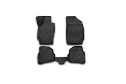Коврики 3D в салон подходят для VW Polo 2010-2020, 4 шт. седан (полиуретан)