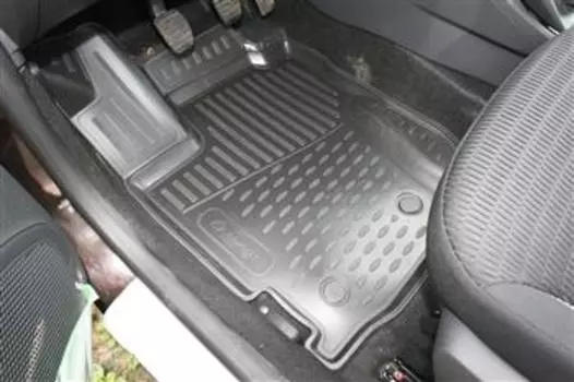 Коврики 3D в салон RENAULT Kaptur, 04/2016-2020, 4 шт. (полиуретан)