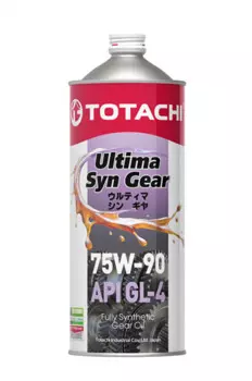 Масло трансмиссионное TOTACHI синтетическое Ultima Syn-Gear 75W-90, 1L