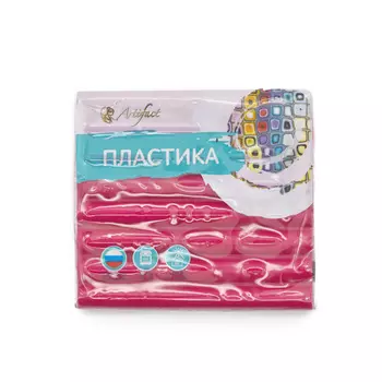 Пластика (пластилин отверждаемый) брус 50 гр. шифон (5116 шифон гранатовый)