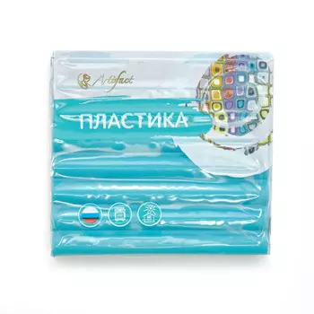 Пластика (пластилин отверждаемый) брус 56 гр. (165 аквамарин)