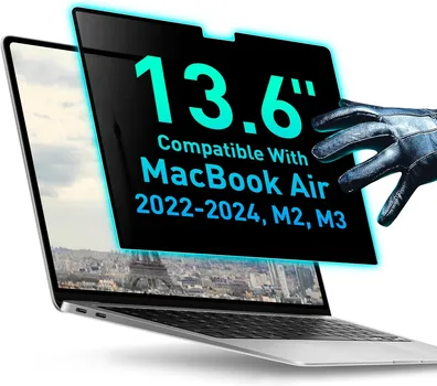 Магнитный экран Privacy для MacBook Pro 14 M1, M2, M3 Anti-Blue Light Anti-Glare Защитная пленка для экрана ноутбука 13,6 14 15 16 Фильтр блокировки синего света For MacBook Pro 13 (2016-2023, M1, M2)