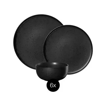 ASA-Selection Столовый сервиз из 18 предметов Kuro Coppa ASA-Selection