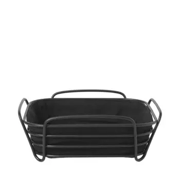Blomus Корзина для хлеба 25 х 25 см черная Delara Blomus