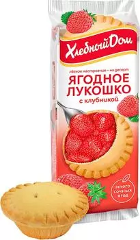 Кекс Хлебный Дом Ягодное Лукошко с клубникой 2шт*70г