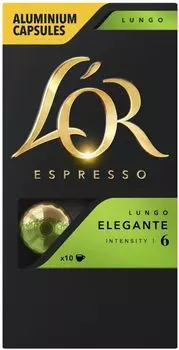 Кофе в капсулах Lor Espresso Lungo Elegante 10шт