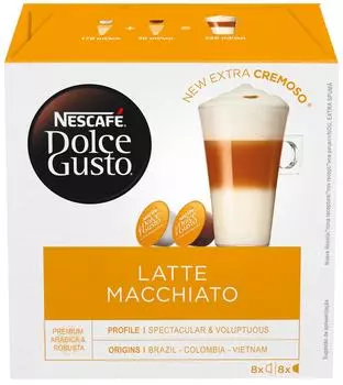 Кофе в капсулах Nescafe Dolce Gusto Latte Macchiato 16шт