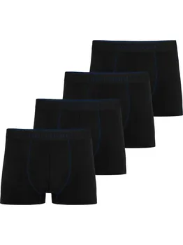 Боксеры normani 4 Herren aus Baumwolle, темно-синий