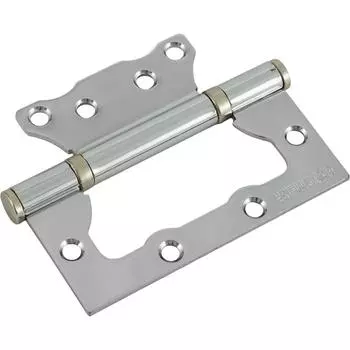 Петля без врезки N100500/2BB-CP/BL 100x75x2.5 мм сталь цвет хром