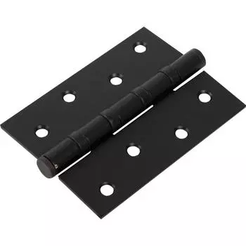 Петля универсальная U1004BB-BL/BL 100x75x2.5 мм сталь цвет матовый чёрный