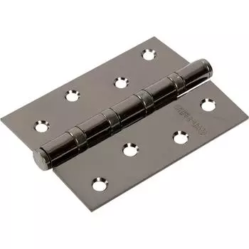 Петля универсальная U1004BB-BN/BL 100x75x2.5 мм сталь цвет глянцевый чёрный