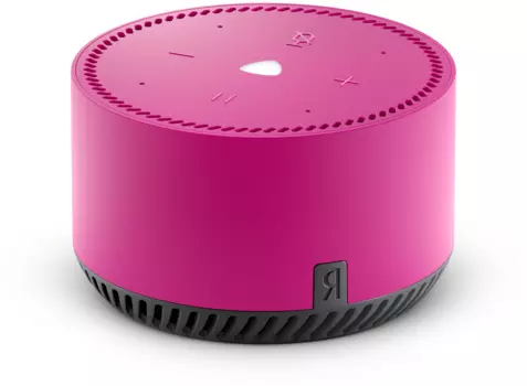 Умная колонка Яндекс Станция Лайт, 5 Вт, Алиса, WiFi, Bluetooth, фламинго (YNDX-00025N)