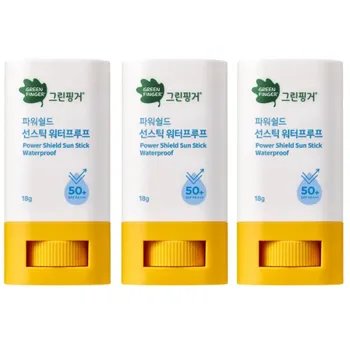 GREEN FINGER Солнцезащитный стик - Power Shield Sun Stick водостойкий SPF50+/PA++++ 18г (3 варианта) 1PCS