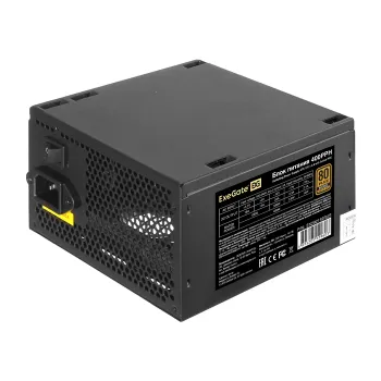 Блок питания 400 Вт ATX Exegate 400PPH-OEM, 120 мм, 80 Plus Bronze, Bulk (OEM) (EX292159RUS-OEM)