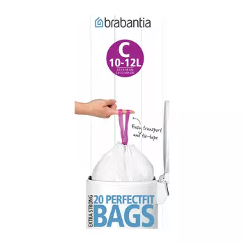 Пакеты для мусора 10-12 л Brabantia PerfectFit C 20 шт