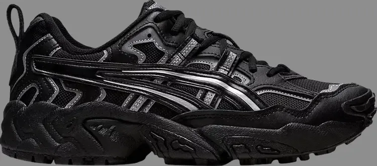 Кроссовки gel nandi 'black silver' Asics, черный