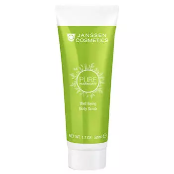 Janssen Тонизирующий скраб для тела с экстрактом белого чая Well Being Body Scrub, 50 мл (Janssen, Pure harmony)