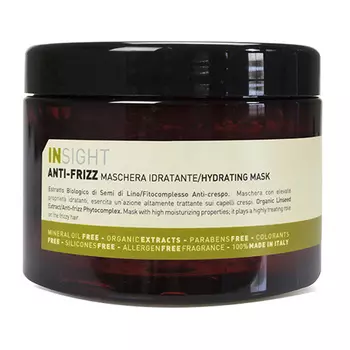 Insight Professional Разглаживающая маска для непослушных волос, 500 мл (Insight Professional, Anti-Frizz)