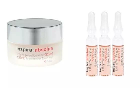 Inspira Cosmetics Набор "Легкий ночной лифтинг-уход", 2 продукта (Inspira Cosmetics, Inspira Absolue)