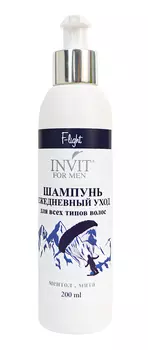 Invit Шампунь "Ежедневный уход" с ментолом и мятой, 200 мл (Invit, F-light)