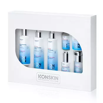 Icon Skin Набор "Совершенная кожа 360°" для проблемной кожи, 7 средств (Icon Skin, Re:Program)