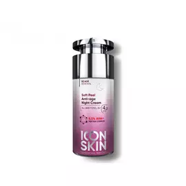 Icon Skin Ночной омолаживающий крем-пилинг для лица Soft Peel с пептидами, 30 мл (Icon Skin, Re:Age Renewal)