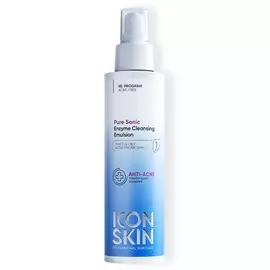 Icon Skin Очищающая энзимная эмульсия для умывания Pure Sonic, 150 мл (Icon Skin, Re:Program)