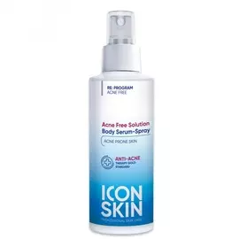 Icon Skin Сыворотка-спрей Acne Free Solution, 100 мл (Icon Skin, Re:Program)