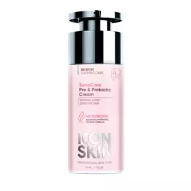 Icon Skin Успокаивающий крем с комплексом пре- и пробиотиков SensiCare, 30 мл (Icon Skin, Re:Biom)