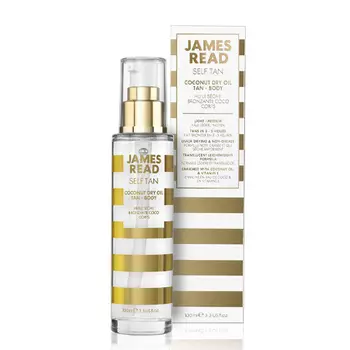 James Read Сухое кокосовое масло с эффектом загара Coconut Dry Oil Tan Body 100 мл (James Read, Self Tan)