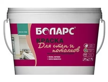 Боларс 15 кг, Краска интерьерная акриловая (белая)