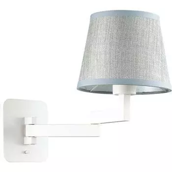 Бра Odeon Light Edwin 4101/1W белое с серым E27 1х40W 220V