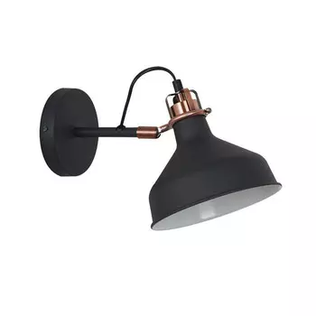 Бра Odeon Light Lurdi 3329/1W черное E27 40W 220V